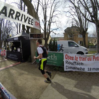 Stefan erreicht nach 05:57:32 das Ziel in Rouffach.