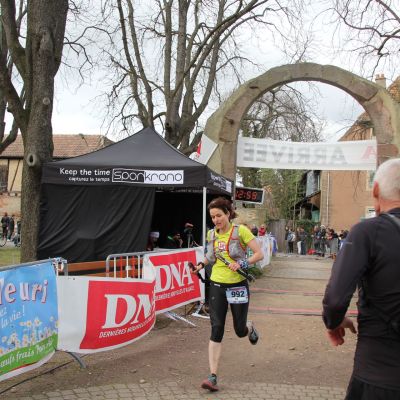 Und da kommt auch schon Pia (Landau Running Company​) ...