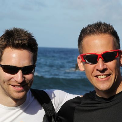 Ein eingespieltes Team ... Gemeinsam sind sie viele große Wettkämpfe gelaufen.