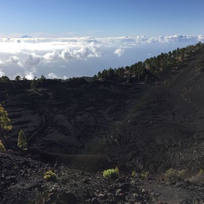 #Cloudporn! Kurz nach Las Deseadas: Mondlandschaft und El Teide.