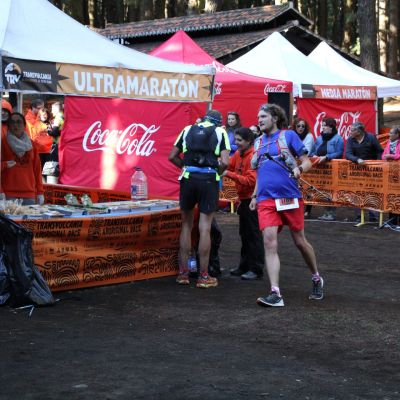Unser Trail-Freund Lars (trailfieber​) erreicht El Pilar.