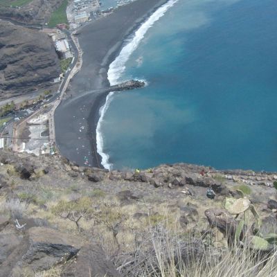 Die letzten Meter bis nach Tazacorte am Meer.