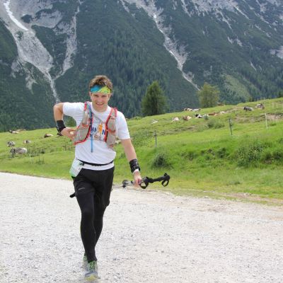 Nach 7 Stunden erreicht Bart die Hämmermoosalm​.