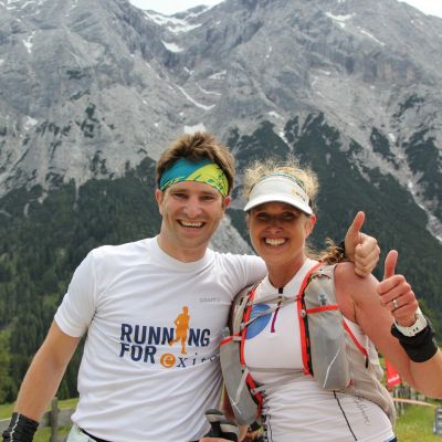 An der Hämmermoosalm​ liegen Verena und Bart  noch gleichauf.