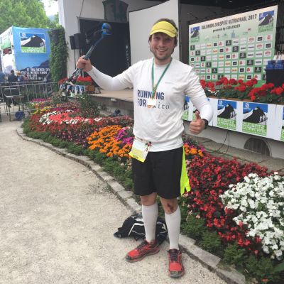 HURRA!! Trail-Rookie Peter erreicht bei seinem Debut an der Zugspitze auf der Basetrail XL Distanz Platz 295 (AK 152) mit einer Zeit von 7:15 Stunden.