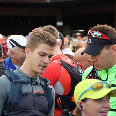Juni 2016: Stefan beim Trail-Talk mit "Macy Pacy".