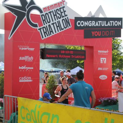 Puh!! Volkstriathlon erfolgreich bewältigt.
