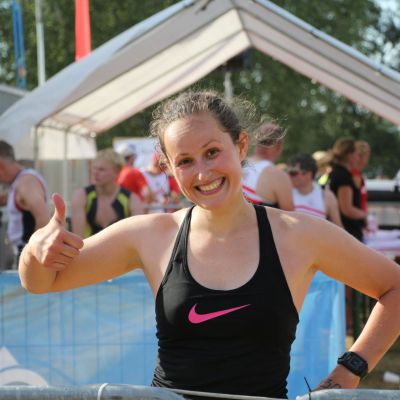 So sieht Freude aus. Wir freuen uns mit Aneta!