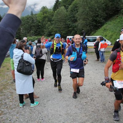 Stefan in bester Laune nach den ersten Kilometern.