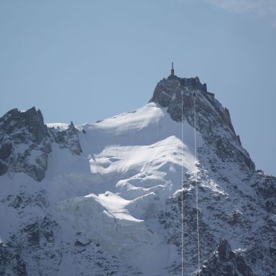 Am nächsten Tag Erholungs-Ausflug auf den Aiguille du Midi.