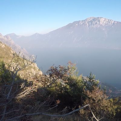 Kurz vor dem Downhill nach Limone.
