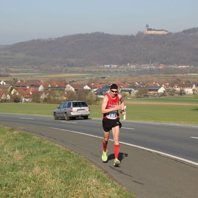 Uwe Bäuerlein vom TSV 1860 Staffelstein auf Platz 2 bei Vierzehnheiligen.