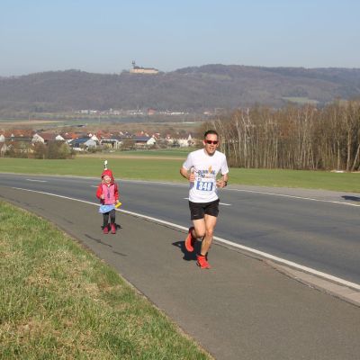 Stefan wirkt fit und hat Kraft. Nächstes Ziel: Staffelberg.