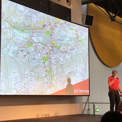 Streckenbriefing und Schupfnudelparty. Leider musste die K85 Strecke auf Grund der Schneeverhältnisse verlegt werden.