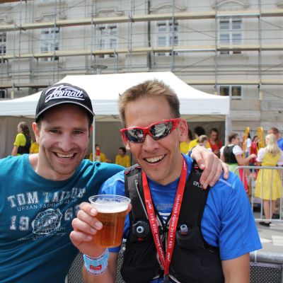 Der wohl letzte gemeinsame Auftritt von Bart und Stefan auf der Trail-Bühne ...