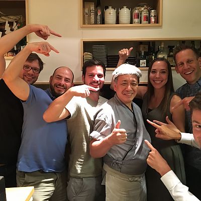 September 2018: Er zelebriert jedes Jahr aufs Neue japanische Kochkunst für unser DMEXCO Team - Takusaburo vom Restaurant Kintaro in Köln. Danke für den sensationellen, herzlichen Abend.