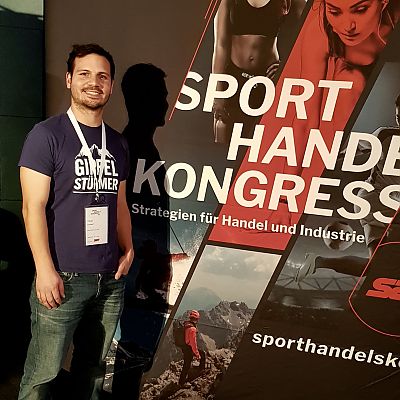 November 2018: Tief hinein in die Kundenwelt ging es für unseren sportbegeisterten Tobias beim Sporthandelskongress von SAZsport in München.