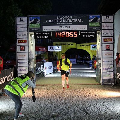 Juni 2018: Zugspitz Ultratrail 2018. Hurra! Peter ist Finisher beim 62,8 km langen Supertrail.