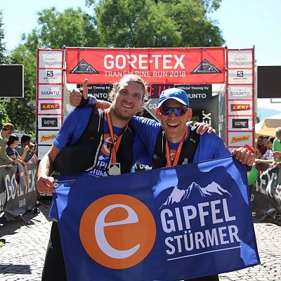 September 2018, Transalpine Run: Stefan und Lars belegen beim TAR in der Kategorie MEN Platz 17. Wahnsinn!