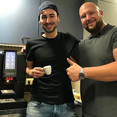 Februar 2019: Guter Kaffee ist wichtig! ???? Ab sofort genießt unser Team leckeren Kaffee von Mare Kaffee. Großes Dankeschön an Matthias von Niebler Gastro für den schnellen Service und den tollen Einsatz.