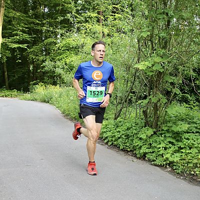 2019: Stefan ging auf der 6,6 km Strecke ins Rennen.