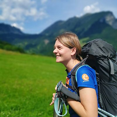 Sonja war bereits 2012 als Werkstudentin bei uns und kehrte dieses Jahr als Account Managerin zurück. Sie fieberte bereits seit Wochen auf den AlpenCross hin.