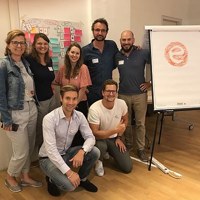 Juli 2019: Caro und Michael beim 2-tägigen "Brand Activation Lab" in Wien. Ein toller, gemeinsamer Workshop mit unserem Kunden mömax sowie unserem Partner Google Österreich.