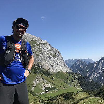 August 2019: Für Gipfelstürmer und Trailrunner Peter war es die Premiere beim Karwendelmarsch.