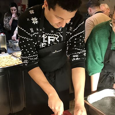 Dezember 2019: Weihnachts-"Küchenparty" im ess.brand.