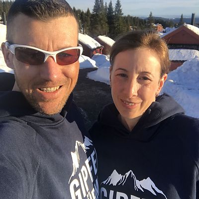 März 2019: Gipfelstürmer-Grüße von Basilia und Michael, Wegbegleiter unseres Trailrunning-Teams.