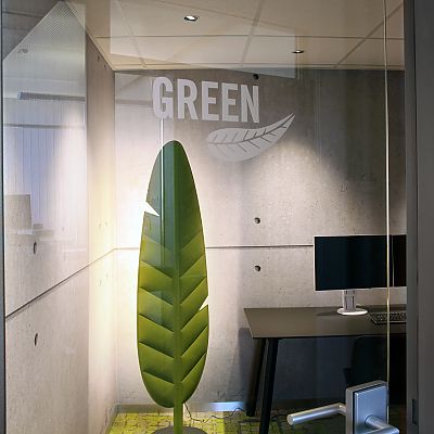 Der "Green"-Room.