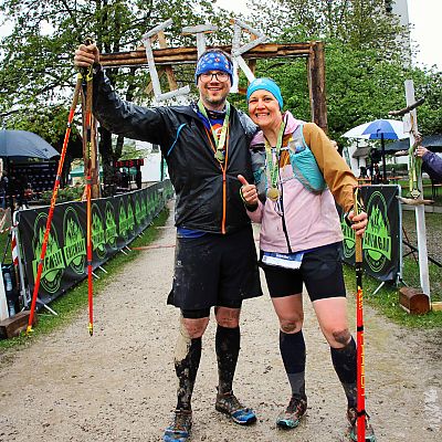 Mai 2022: Chiemgau Trail Run. YES, we did it!