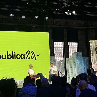 Juni 2023: Alina und Victoria sind für 3 Tage auf der re:publica in Berlin, dem Festival für die digitale Gesellschaft.