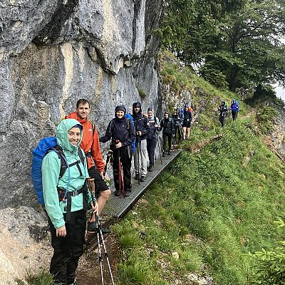 Juli 2023: Wander-Wochenende am Brünnstein im Mangfallgebirge und gleichzeitig 15. Vorbereitungstour auf die 6. #exitoAlpenCross Etappe.