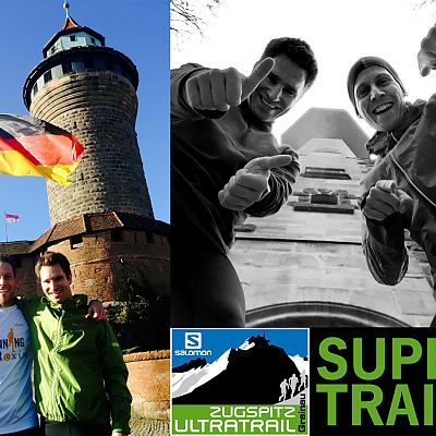 Februar 2015: Sportliche Mittagspausen. Stefan und Bart befinden sich im Trainingsmodus für den Zugspitz Ultratrail​ (60 KM Supertrail) – immer und immer wieder durch den Nürnberger Reichswald oder auch mal hinauf zur Burg.
