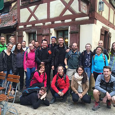 Juli 2015: Moritzberg Team-Wanderung. Toller Team-Abend mit leckerem Hüttenessen im Berggasthof Moritzberg​.