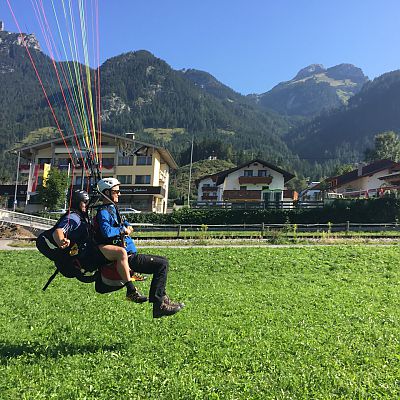 August 2015:  Flying „e“ am Achensee! Jochen bei der Landung in Maurach.