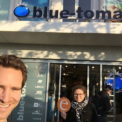 Oktober 2016, Zürich: Ana und Bart sind zu Gast beim Blue Tomato Shop-Opening in Zürich.