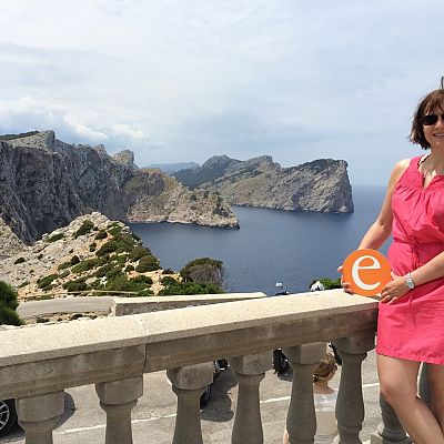 Juni 2015, Spanien: Unser "e" erkundet mit Jenni die Insel Mallorca.