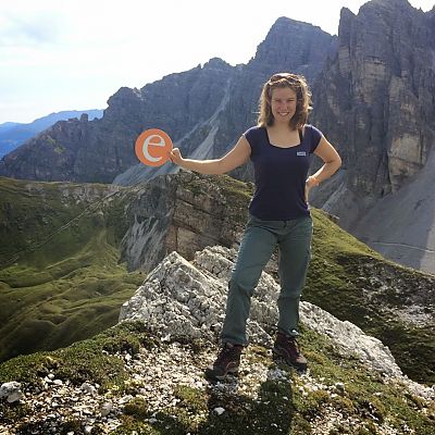 August 2014, Tirol: Mit Morgane auf Hüttentour in den Kalkkögeln in den Stubaier Alpen.