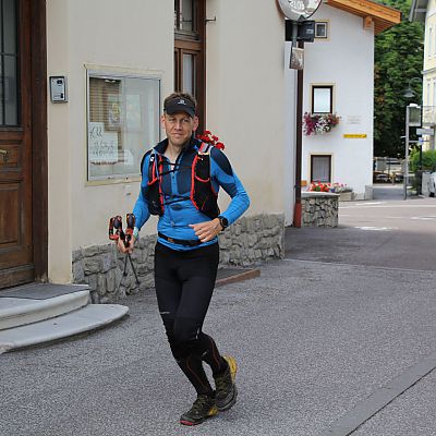 August 2016: Stefan beim Alpen X 100 in Gossensass (Südtirol).
