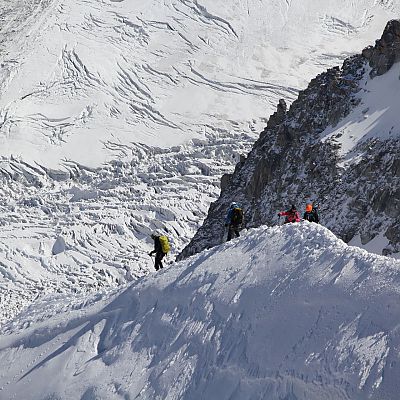 Traum-Terrain für Alpinisten.