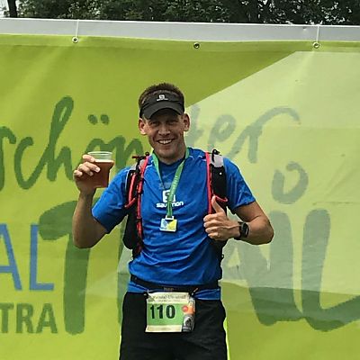 Juli 2017: Gipfelstürmer Stefan (TrailAway) landet beim 65 km langen Maintal Ultratrail in 6:13:42 auf einem überragenden 6. Platz (AK M40 Platz 3). 