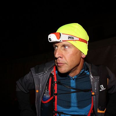 September 2017: UTMB. Stefan war 32:27:53 Stunden unterwegs, davon viele Stunden bei Dunkelheit.